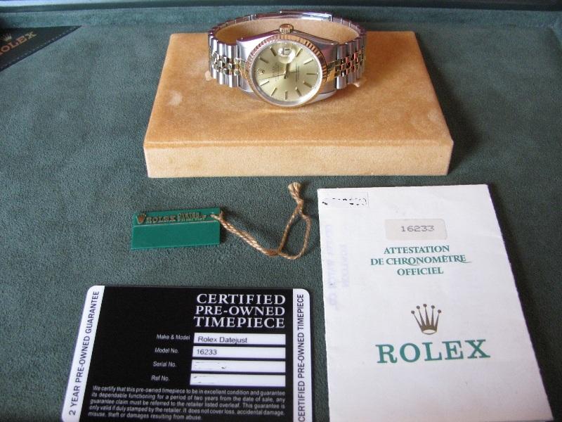 rolex datejust 16223