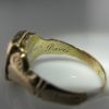 Rare Victorian Gold Signet Locket Ring
