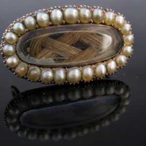 Antique Victorian Pearl Brooch