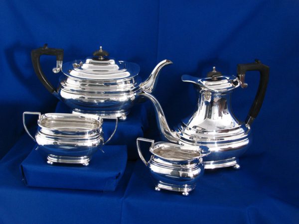 Art Deco Style Silver Tea & Coffee Service