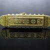 Antique Victorian Etruscan 15K Gold Brooch