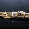 Antique 15k Bar Pin Brooch