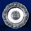 Silver Wall Plaque/ Plate with Peruvian Coat of Arms