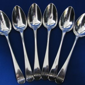 George III Silver Tea Spoons - London - 1800 - Bateman