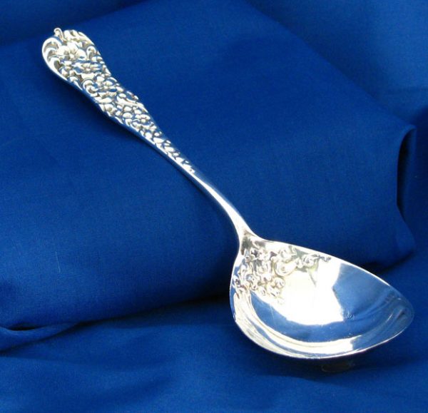 Silver Dessert Spoon -  Reed & Barton - 1965