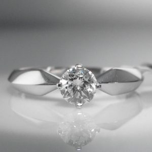 Diamond Solitaire Ring, The Antiques Room, Jewellery, Galway, West of Ireland