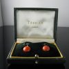 Coral Earrings, Coral And Diamond Earrings, Fine Jewellery, Jewellery Shop, Jewellers, Galway
