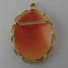 Large Cameo Brooch - 14k Gold
