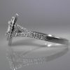 Diamond Cluster Ring in 18k White Gold