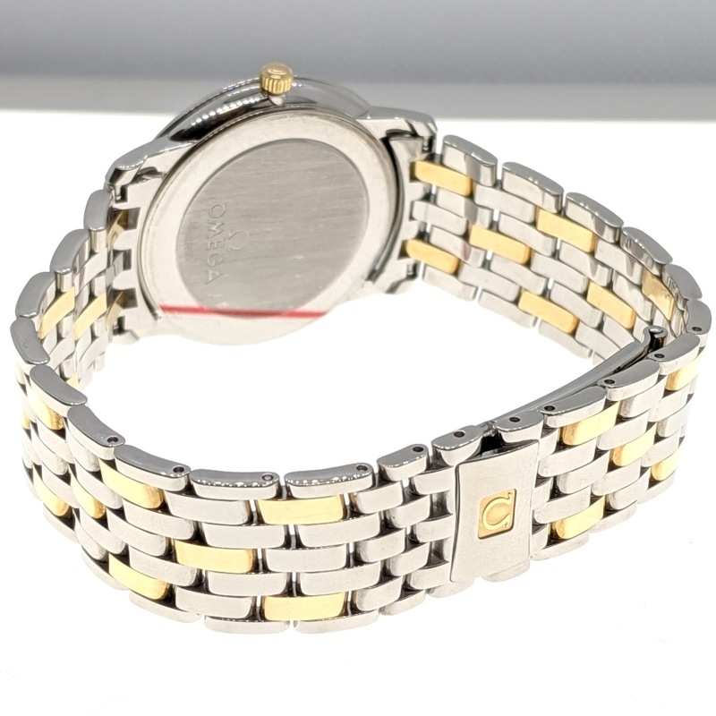 SOLD – OMEGA DE VILLE Prestige – 1998 – Stainless Steel \u0026 Gold | The  Antiques Room
