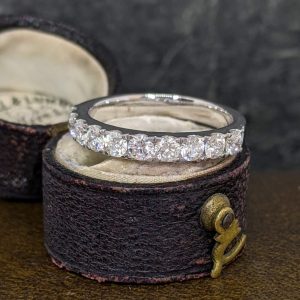 Classic Diamond Band in 18k White Gold - 0.99cts