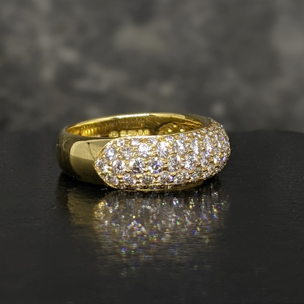 18k store diamond ring