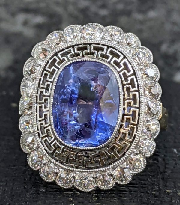 5 carat unheated ceylon sapphire