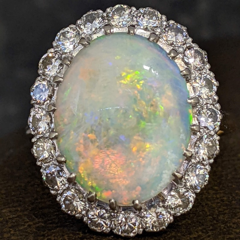 Large opal rings antique hotsell