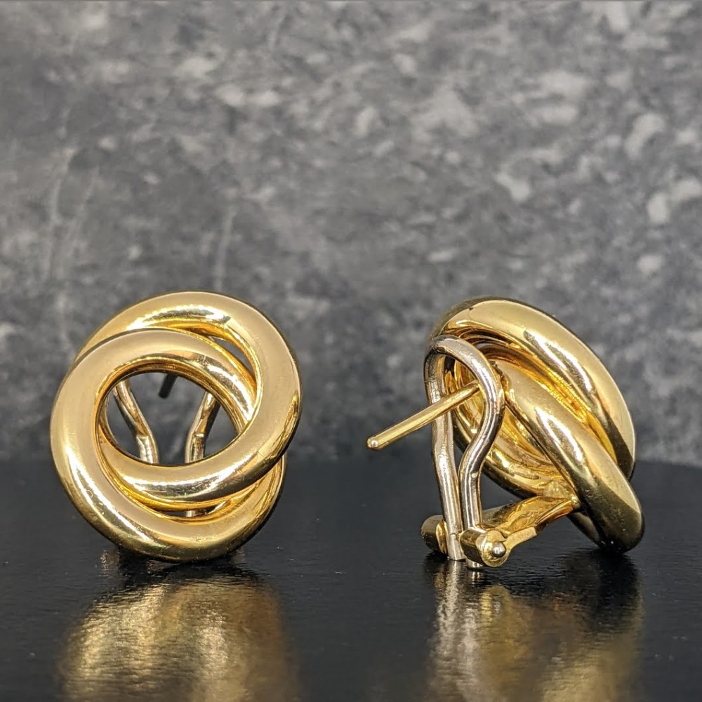 Stunning Dubai Handmade Ethnic Jhumki Stud Earrings In 750 Solid 18K Yellow  Gold — Jisha Jewels