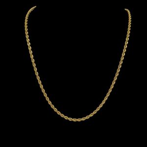 Rope Chain in 18k Gold - 24"
