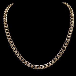 Vintage Roller Ball Chain in 9k Yellow Gold