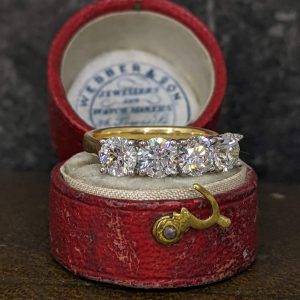 Four Stone Diamond Ring in Platinum - 1.63cts