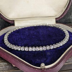 Diamond Tennis Bracelet in 18k White Gold - 6.52 Carats
