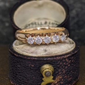 Vintage Diamond Ring in 12k Gold