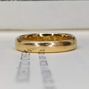 Wedding Band in 22k Gold - Dated 1886!