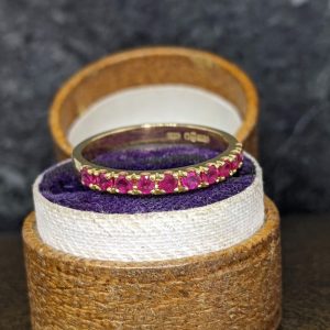 Ruby Band in 18k Yellow Gold - 0.50cts