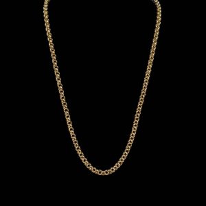 Vintage Heavy Belcher Link Chain in 9k Gold