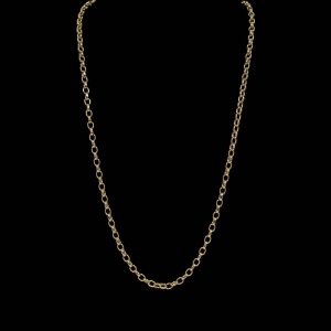 Vintage Belcher Link Chain in 9k Yellow Gold - 28"